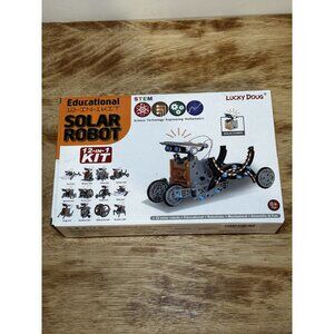 Educational 12-In-1 STEM Solar Robot Kit For Kids 8+ With 190+ Pieces By Lucky D